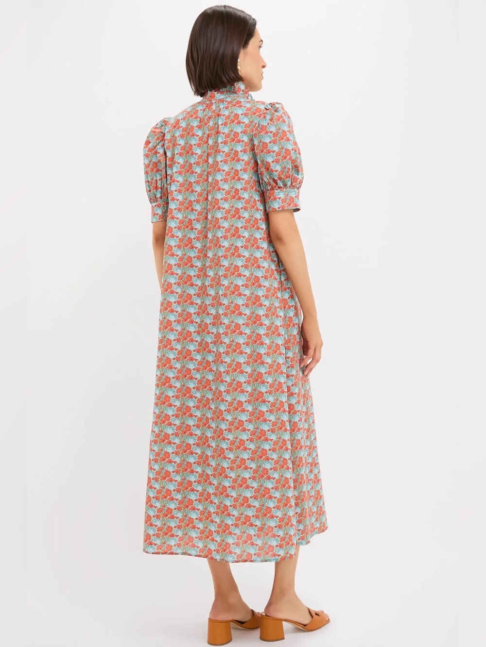 Hyacinth House Orange & Blue Floral Louisa Maxi Dress - Picture 5 of 16
